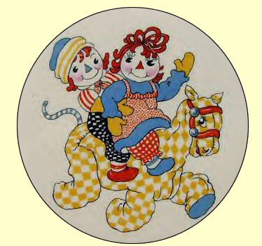 Raggedy Ann and Andy & the Crooksville Camel w/Wrinkled Knees