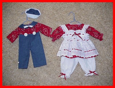 Available Outfit 25in Ann/Andy
